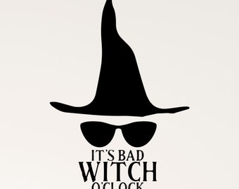 Bad Witch O’Clock SVG