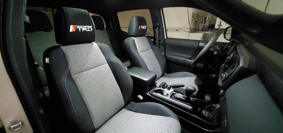 2x All Cotton TRD Headrest Covers Purfect For Your Rav4 Etsy