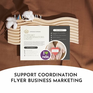 May include: A flyer for support coordinators with the text "Support Coordinators Unite!" and "Awesome Supports". The flyer has a red heart with the word "Support" on it and the text "I ndis" with a green heart. The flyer also has a list of reasons to connect with the text "Why Connect?" and a list of contact information.
