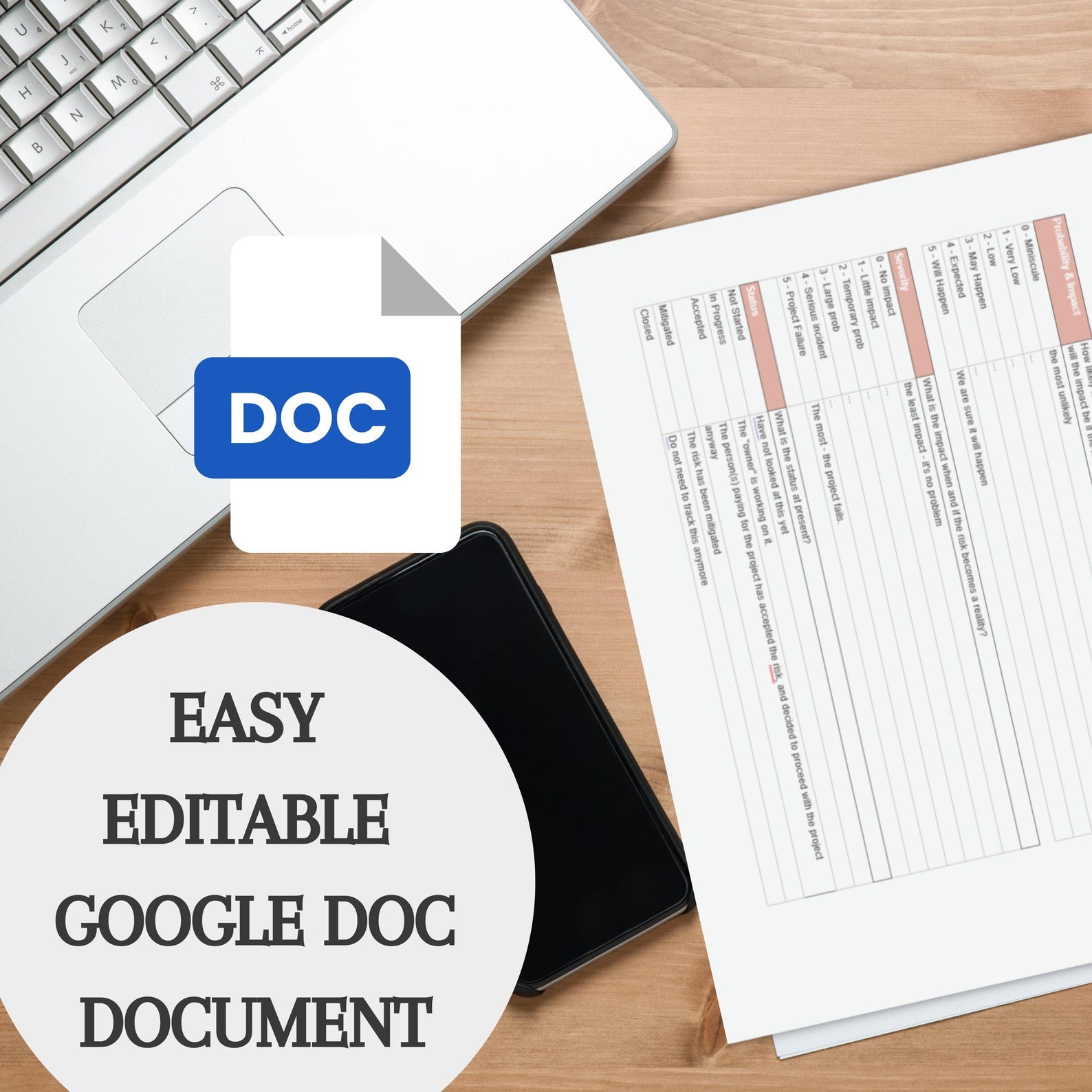 NDIS Risk Register Business Assessment Google Doc | Disability Worker ...