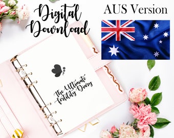 Printable TTC fertility diary | Journey to baby | Cycle planner journal | ovulation tracker - digital download