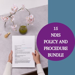 NDIS bundle Policy procedure documents, business support, editable template for service providers, Participant intake, Digital download