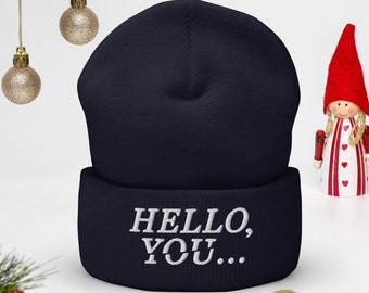 Hello, You Hat | Joe Goldberg Fan | YOU TV Show Hat | Stalker Hat | You Winter Hat