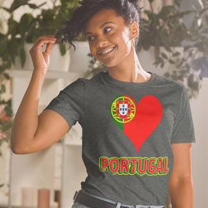 Portugal Shirt, Portuguese Flag Shirt, Portugal Tee, Mirandese Gift, Patriotic Portugal Women Men Graphic T-Shirt