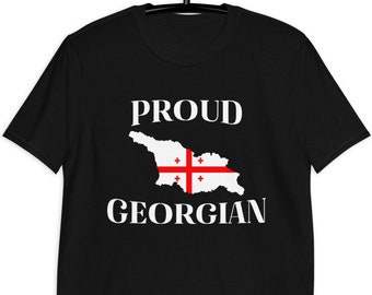 Republic Of Georgia T-Shirt, Georgian Flag Shirt, Republic Of Georgia T Shirt, Proud Georgian Gift, Georgian Vacation, Georgia Graphic Tee
