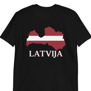 Latvian Flag Of Latvia LATVIJA T-Shirt
