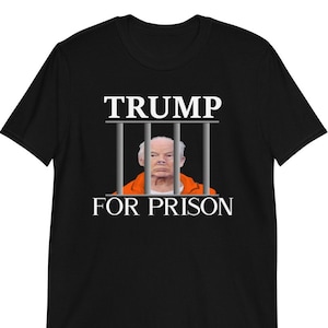 Anti-Trump Shirt, Criminal Trump For Prison, Lock Him Up Shirt, Traitor Trump, Political Humor, Anti Republican Shirt, Liberal Gift T-Shirt