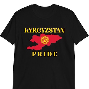 Kyrgyzstan Pride Shirt, Kyrgyzstan Souvenir, Kyrgyzstani Flag, Kyrgyz Shirt, Kyrgyz Gift, Flag Of Kyrgyzstan Tee