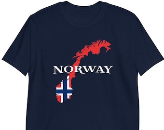 Norway Shirt, Norway Lover Gift, Norwegian Flag Tee, Norway Travel Shirt, Norway Shirts, Norge Gift, Nordic Shirt