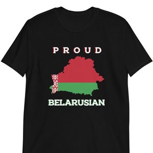 Belarus Shirt, Proud Belarusian Shirt, Belarusian Country Colors, Belarus Heritage Gift, European Travel Tee