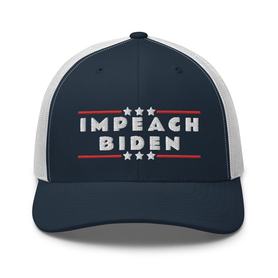 Impeach Biden Hat Embroidered Hat Biden Idiot Anti Biden - Etsy