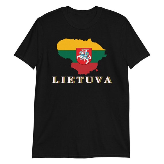 Lithuanian Flag of Lithuania LIETUVA T-shirt - Etsy