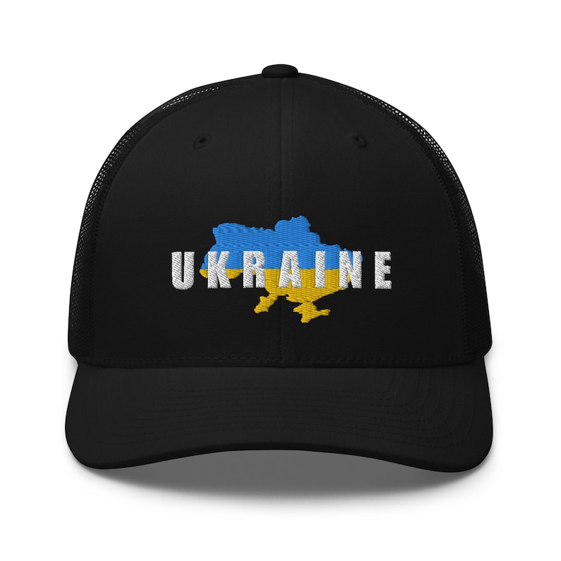 Ukraine Hat, Ukrainian Flag Hat, Embroidered Hat, Ukraine Embroidery