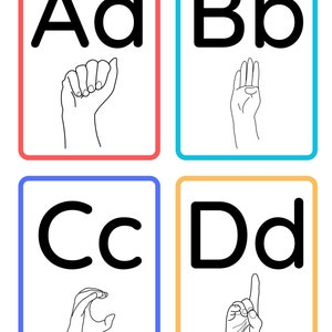 ASL Mastery Flashcards: Learn American Sign Language Teach Alphabet Flashcards for all Ages and beginners