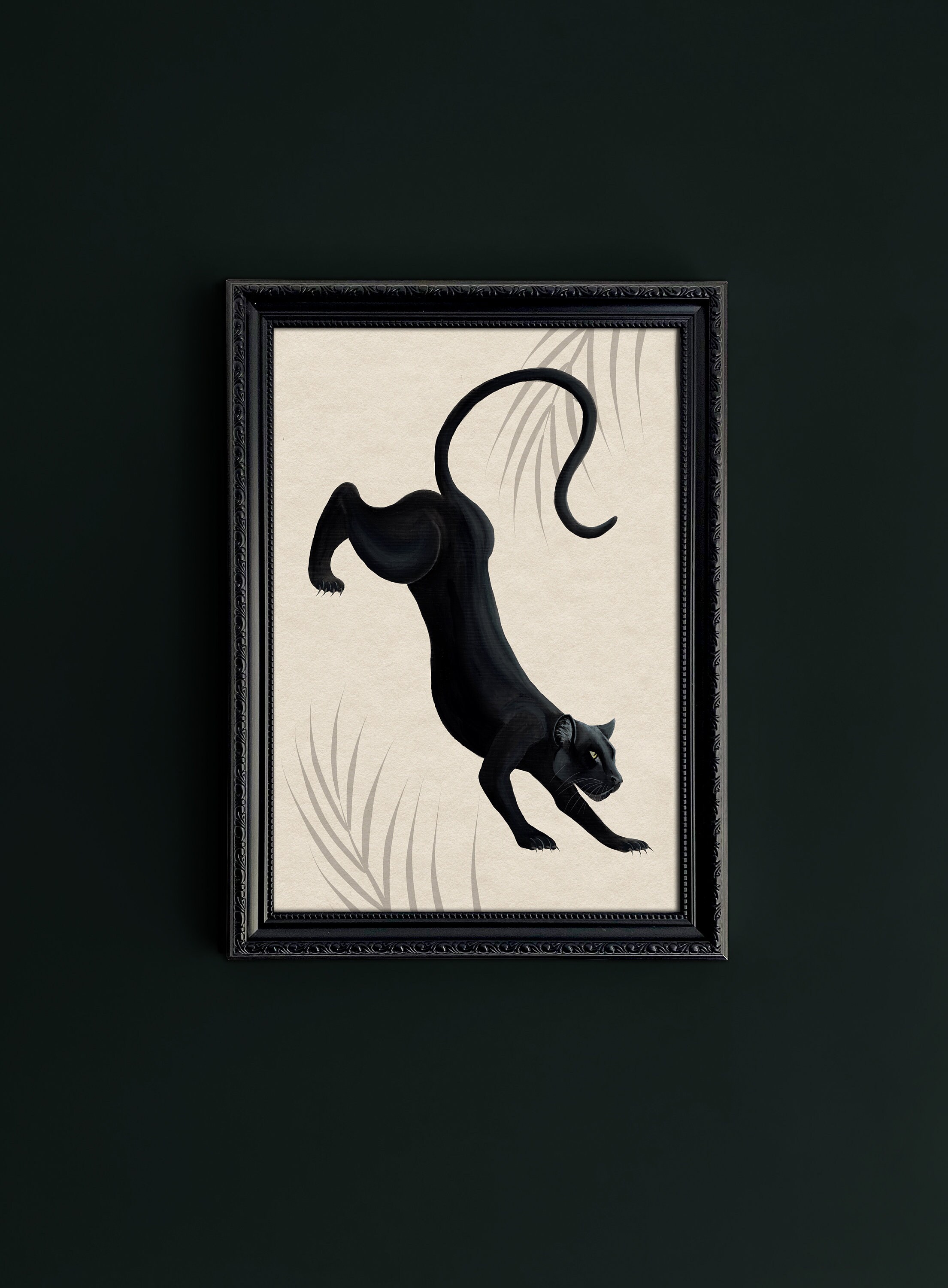 Black Panther Home Decor Wall Art Print A4 A3 Etsy UK