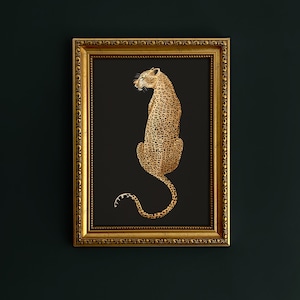 Leopard Home Decor Wall Art Print A5 A4 A3