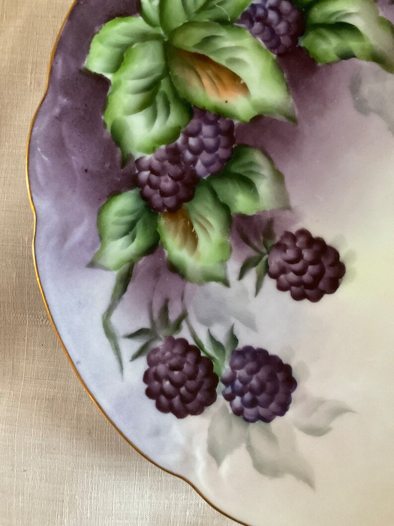 Hand Painted Plate Etsy