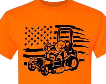 Landscaper | Lawncare | Lawnmower T-shirt to advertise your BUSINESS / Long Sleeve Tees / Hoodies