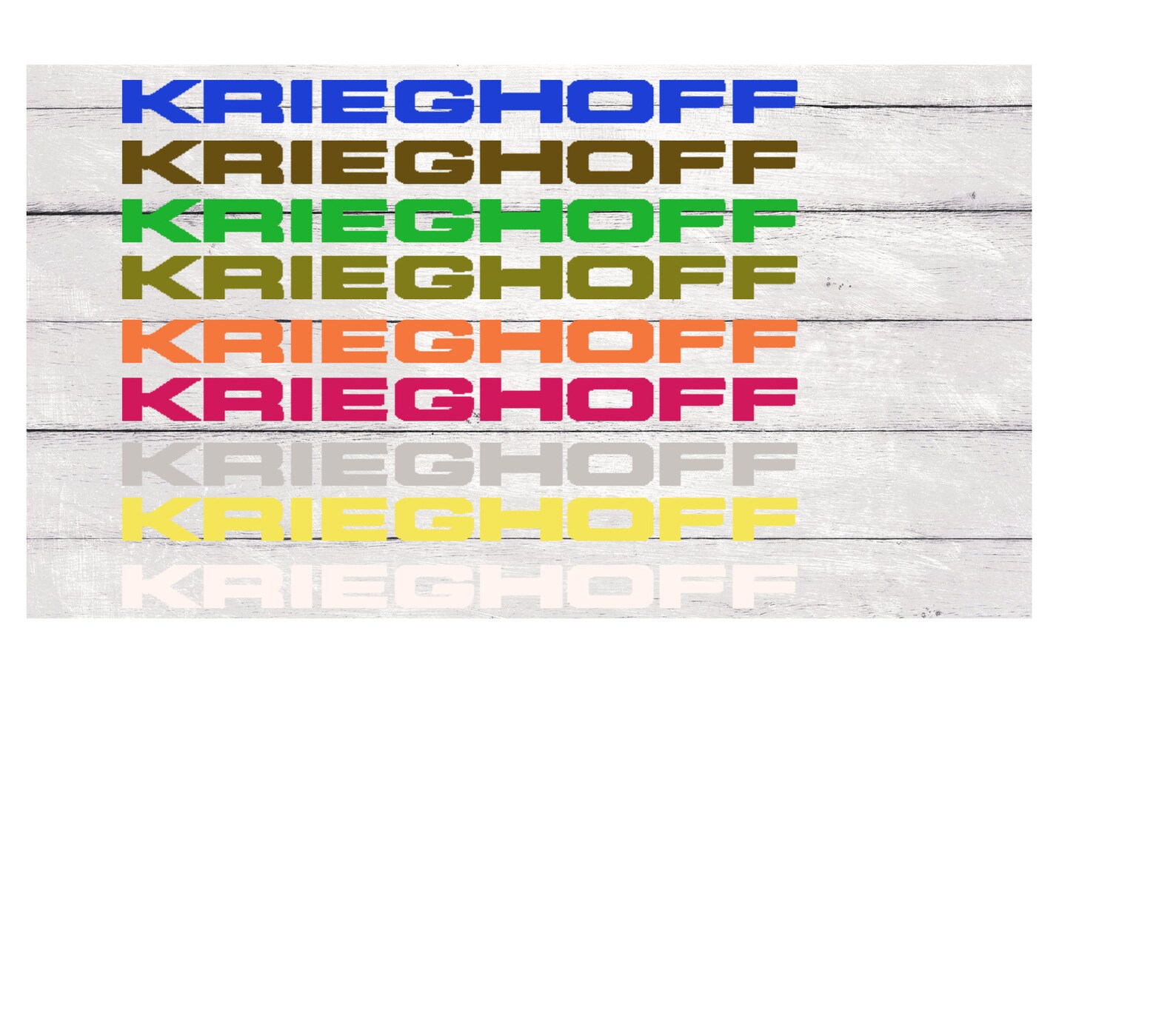 Kriegoff Vinyl Decal Sticker for Shotgun / Gun / Case / Gun Etsy