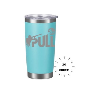 Becher Laser graviert PULL | Isolierte 20 g | Reisetasse | Maßanfertigung | Falle | Ton | Skeet shooting Competition