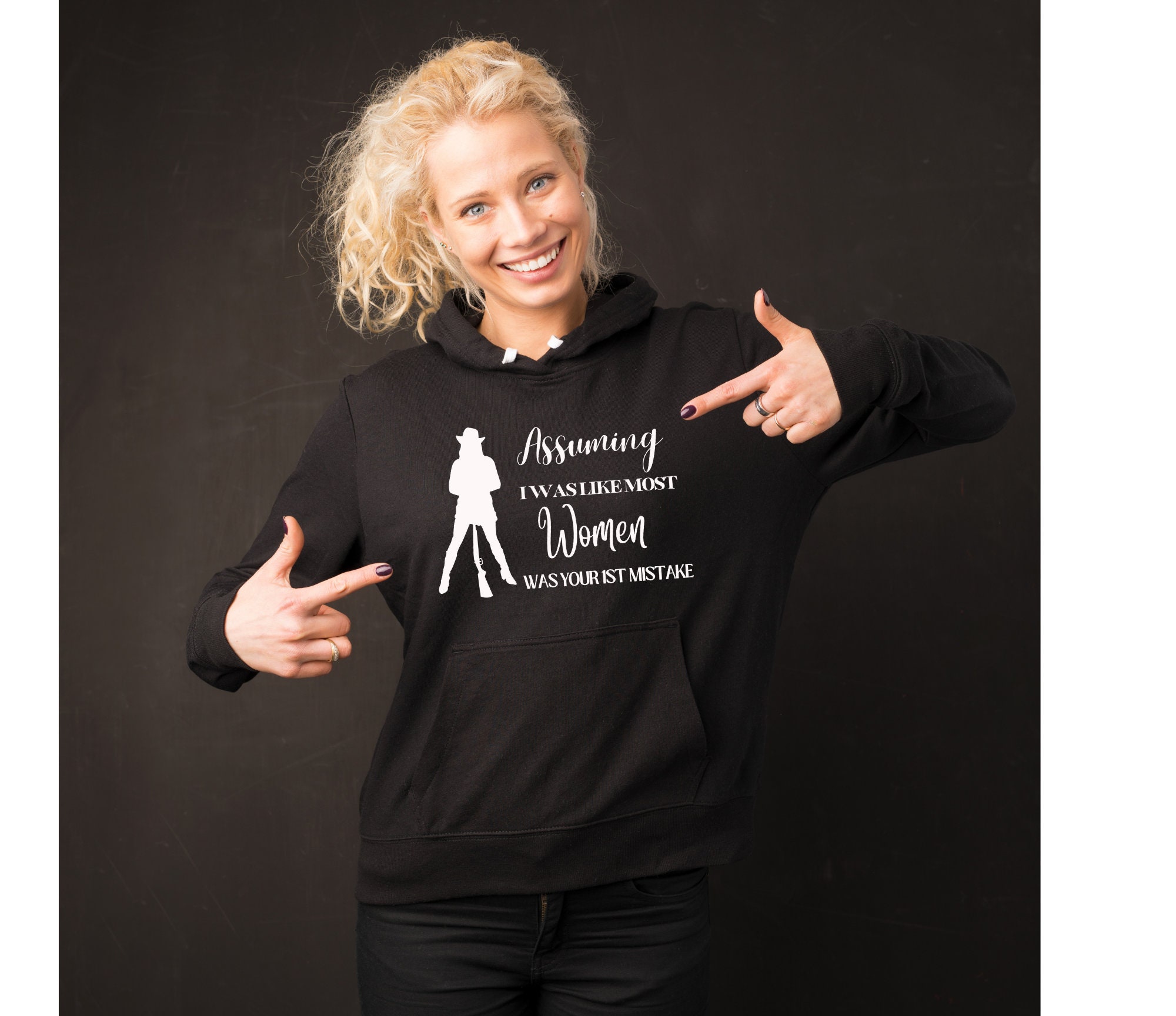 Assuming I Was Like Most Women Was Your 1st Mistake Shotgun Gun Club T-shirt Hoodie  Long Sleeve Tee