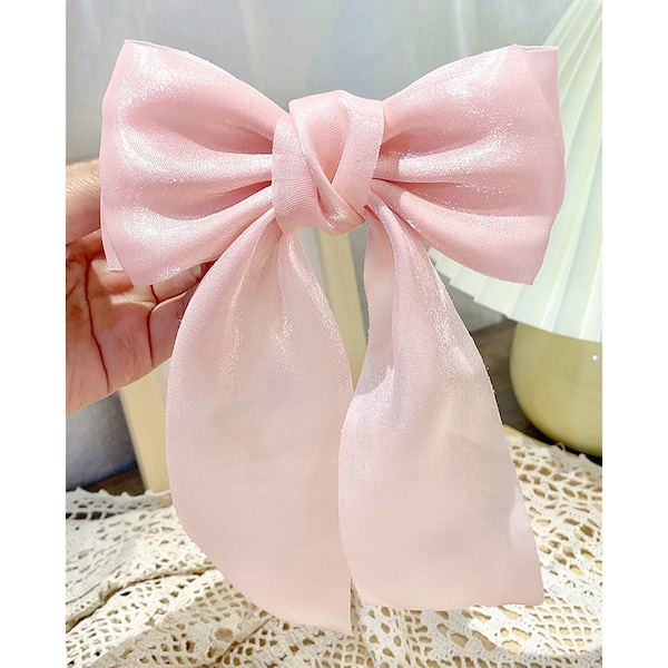 IN STOCK Rapunzel Hairclip, large pink bow, disney princess accessories, girls dress up costume, hair accessories, character dress, cosplay