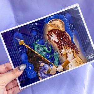 Athena&#39;s Promise Art Print | Greek Mythology Art
