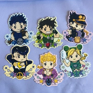 Jojo&#39;s Bizarre Adventure Vinyl Sticker | Matte, Waterproof