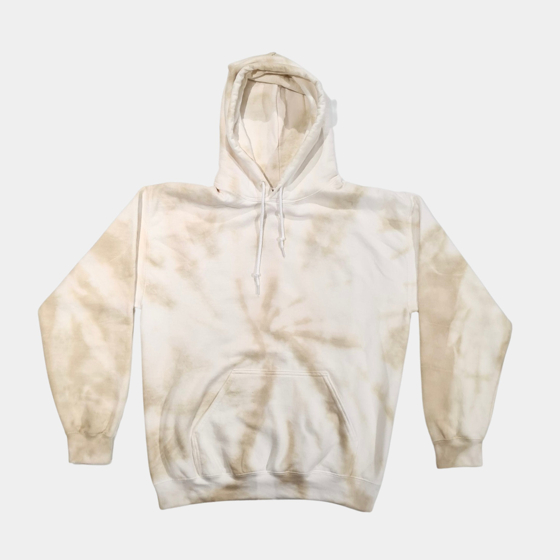Beige tie store dye sweatshirt