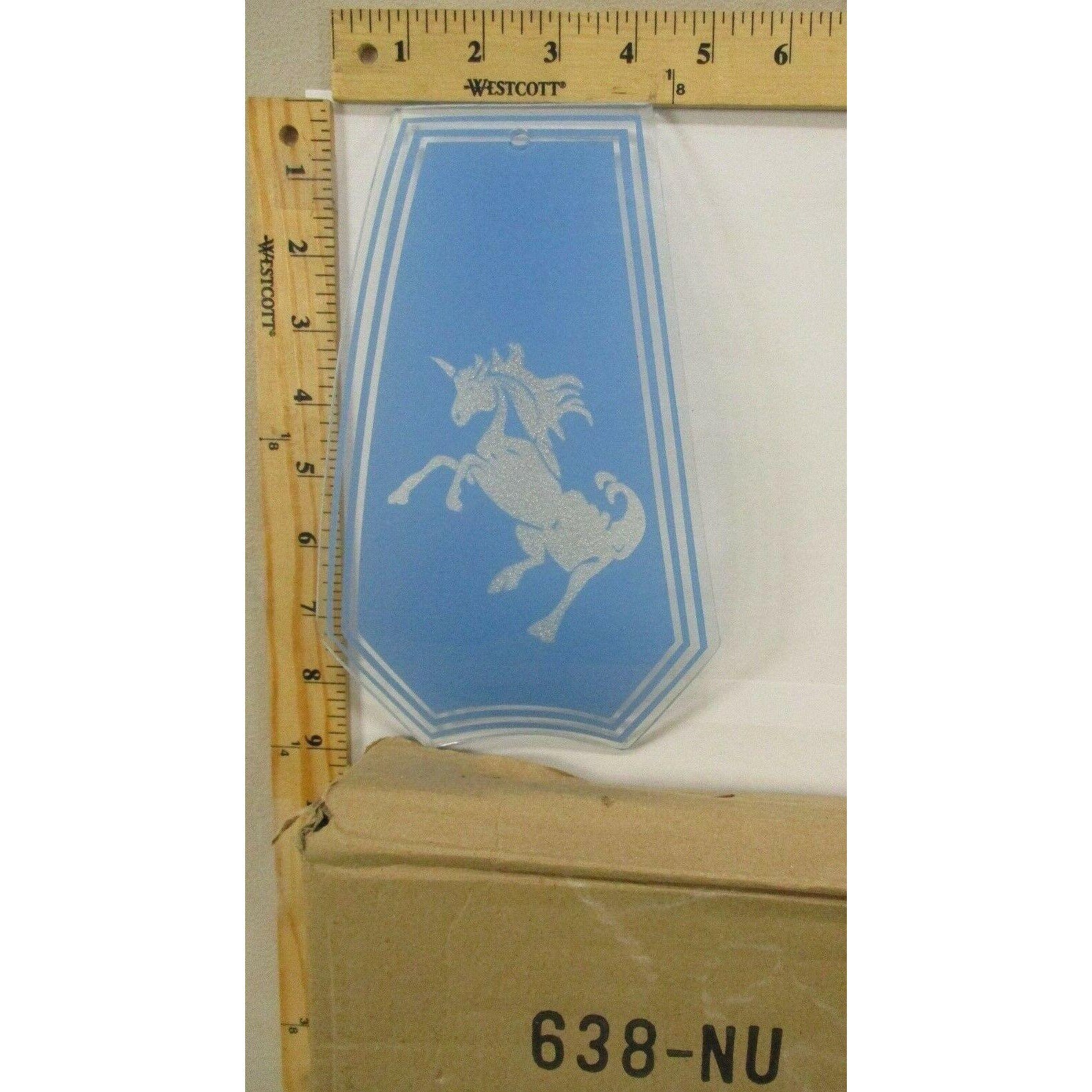 FREE US SHIPPING ok touch lamp replacement glass panel Unicorn In Water 638 UN3 FREE US SHIPPING ok touch lamp replacement glass panel Unicorn In Water 638 UN3