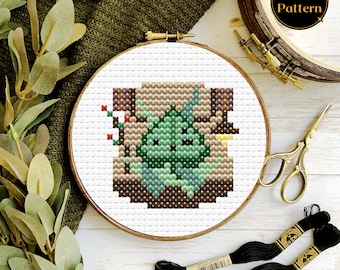 Rucksack Korok Kreuzstichmuster - Anfänger freundliches PDF - Legend of Zelda