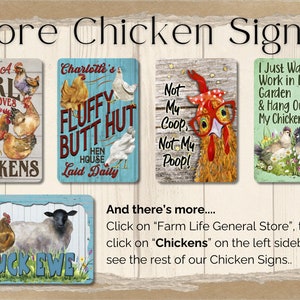 KIYOYO Vintage Tin Sign - Farm Chicken Garden Retro Wall Art, 8x12 Inch Metal Plaque For Home Kitchen - View #2