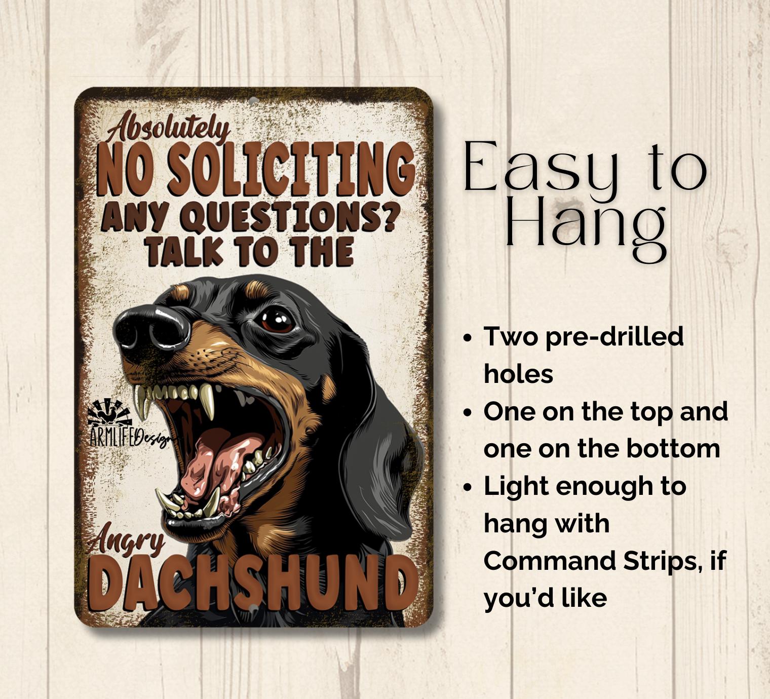 Dachshund Security Funny Wiener Weiner Dog Lover Owner Gift