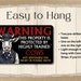 Cow Security Yard Sign, Cow Lover Gift, Funny Metal Sign, Cow Security ...