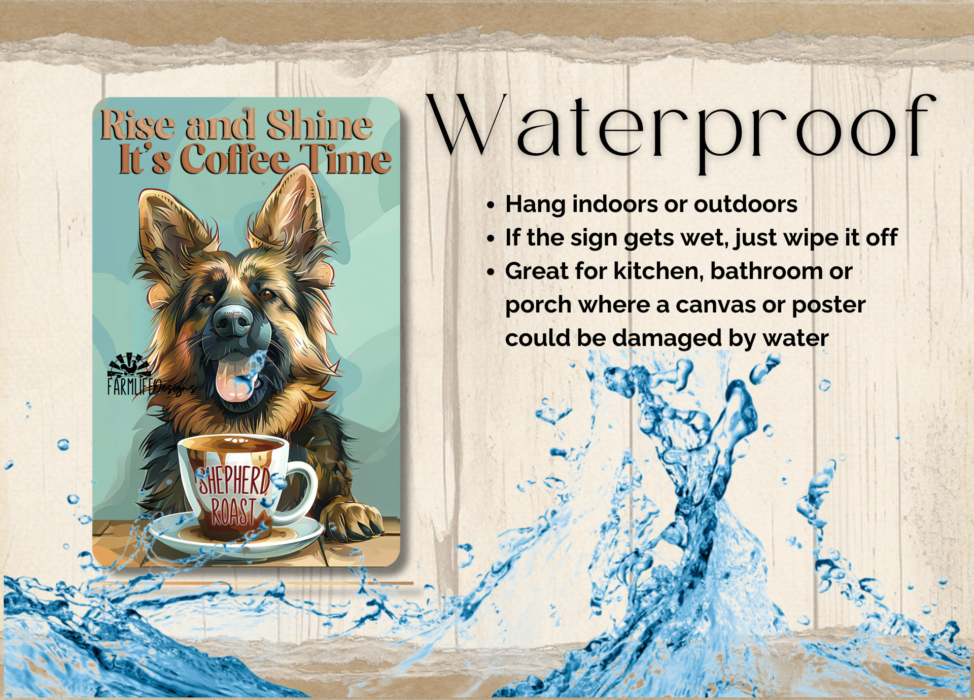 Dean Russo German Shepherd Mug Happy German Shepherd Coffee Mug