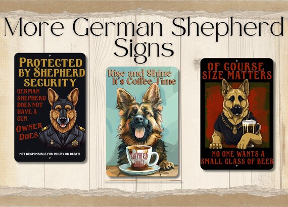 German Shepherd Coffee Lover Gift, Rise & Shine, Coffee Bar