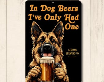 The Morning After by Lucia Heffernan 16x16 German Shepherd Drunk