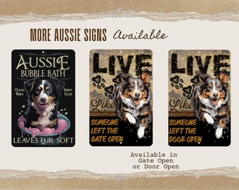 Hundeschild "Caution Area Patrolled By Australian Cattle Dog" – 27,9x27,9 Cm, Wetterfest, Für Garten & Haus