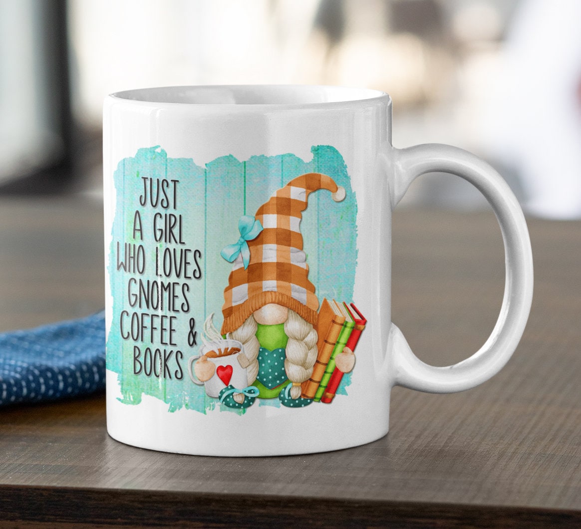 Adorable Girl Gnome Coffee Mug | Up North Shoppe