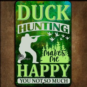 Duck Hunting Sign, duck hunter sign, duck hunting decor, duck hunting gift, duck hunter gift, hunting gift for dad, hunting gift for men