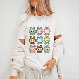 Labubu Shirt, Kawaii Labubu Tee, Retro Vintage Shirt, Funny Labubu Tee, Gift for Him, Gift for Her, Unisex Tee, Aesthetic Shirt, Trendy Tee