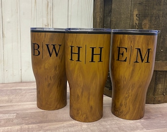Groomsmen Tumbler, Bachelor Party Gift, Wedding Tumbler, Wedding Gift, Personalized Tumbler, Monogram Tumbler