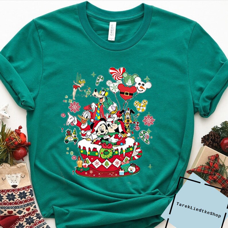 Discover Mickey and Friends Christmas Shirt, Disney Christmas Shirt