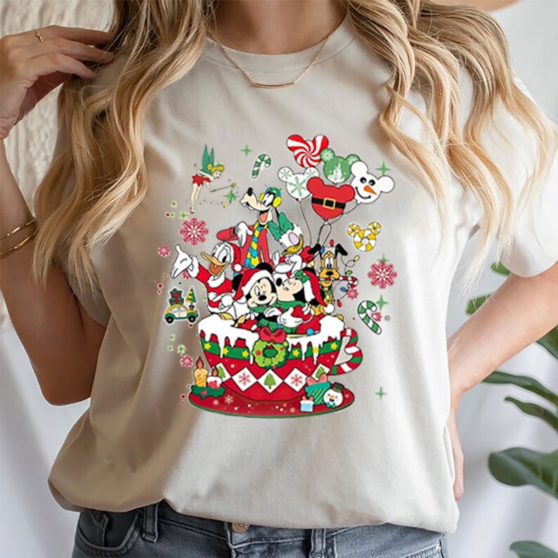 Discover Mickey and Friends Christmas Shirt, Disney Christmas Shirt