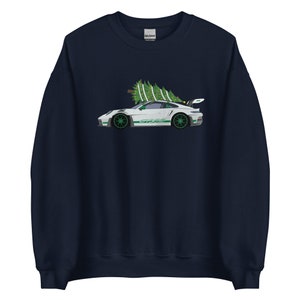 GT3RS そりスウェットシャツ | 車好きの服、車好きへのギフト、誕生日プレゼント、夫、父親、お父さんへのギフト、GT3RS、クリスマス、ポルシェ