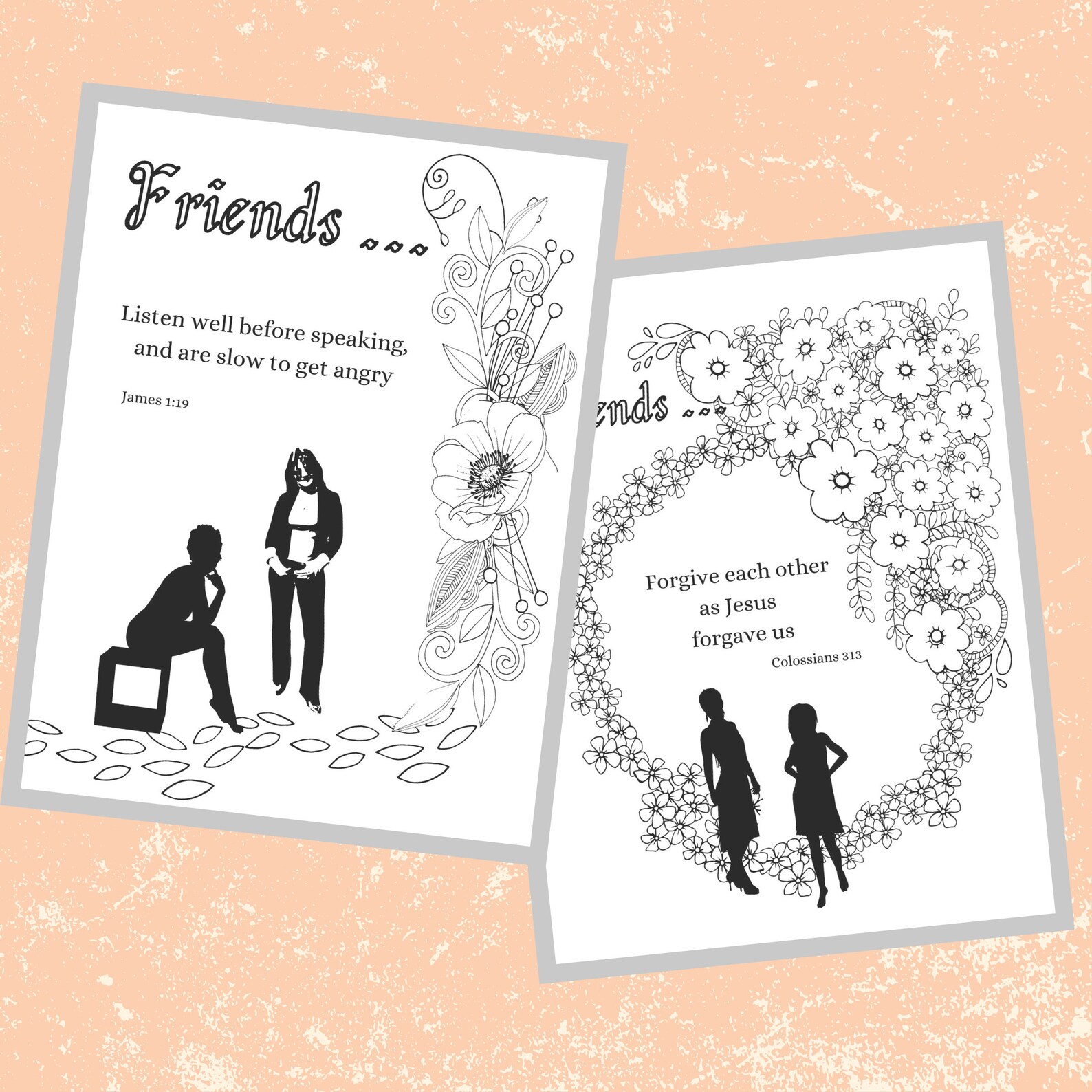 Coloring Pages for Adults Christian Coloring Pages best Friends bible