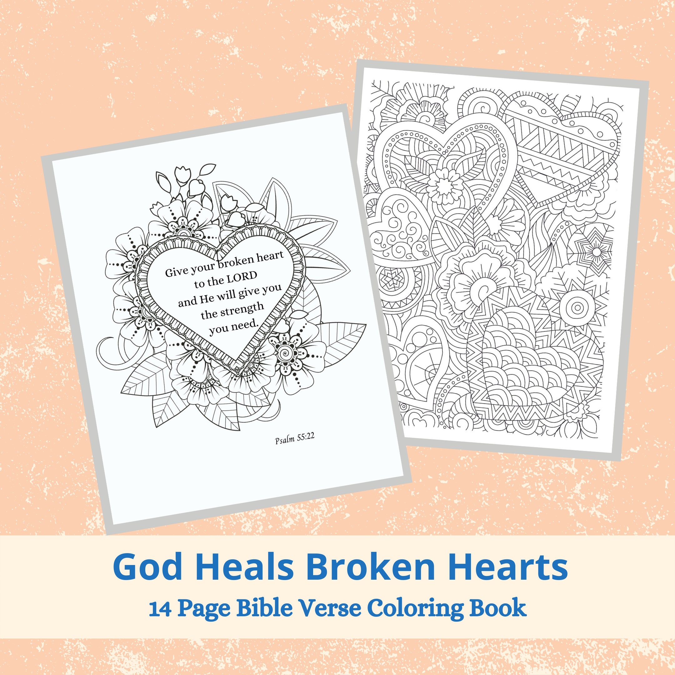 Coloring Pages for Adults | Christian Coloring Pages |god Heals |broken ...