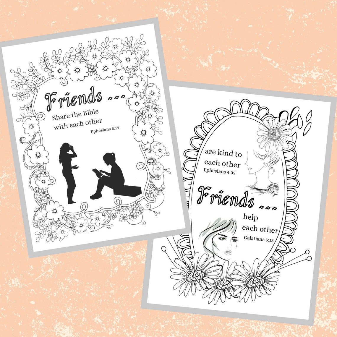 Coloring Pages for Adults Christian Coloring Pages best Friends bible ...