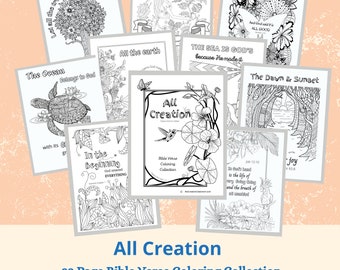 Coloring pages for adults | Christian coloring pages |Gods Creation |Wonderfully Made  |Bible verse coloring pages |coloring book PDF |