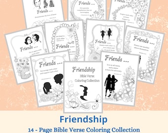 Coloring pages for adults | Christian coloring pages | |Best Friends |Bible verse coloring pages |coloring book PDF ||